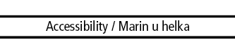 Ima
 ge of the label with the words: Accessibility / Sawirka calaamadda oo le
 h ereyada: Marin u helka